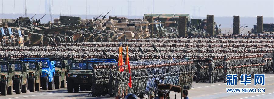 朱日和沙场阅兵震撼图片，历史的见证与时代的印记，朱日和沙场阅兵，历史见证与时代印记的震撼图片