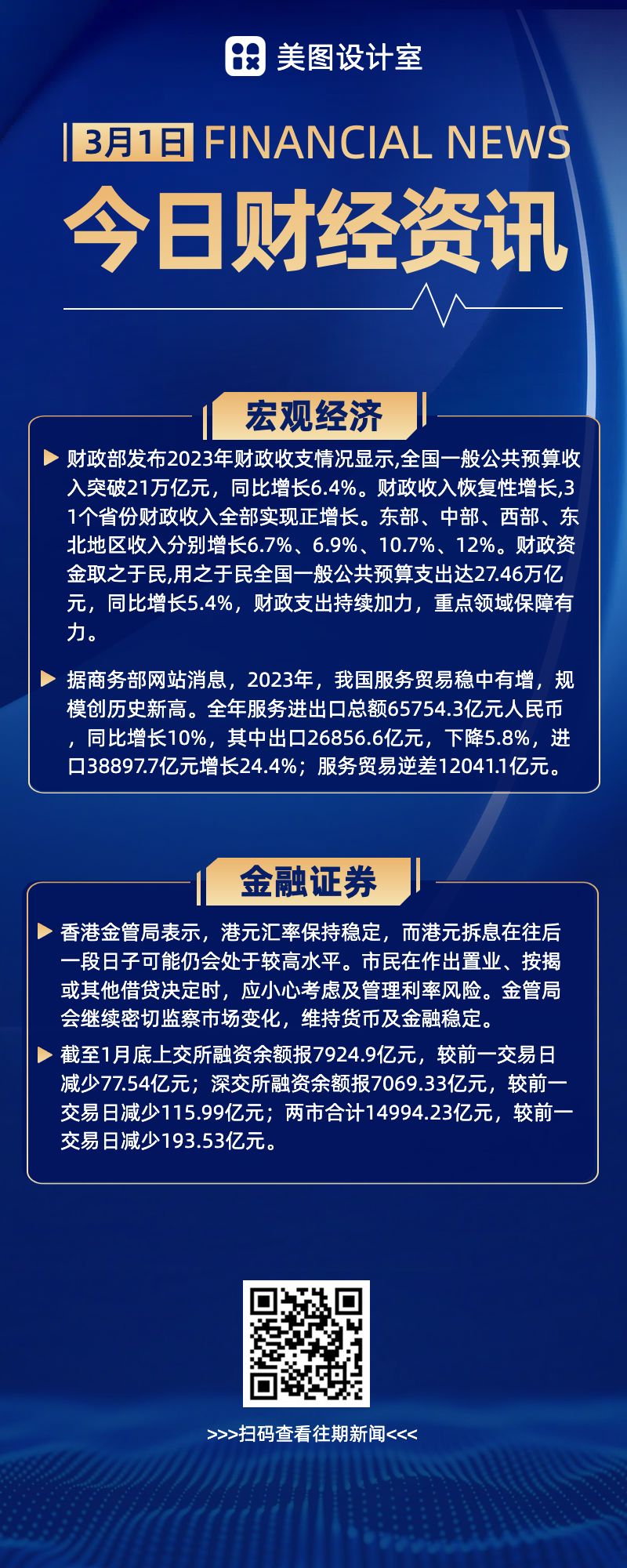 今日财经要闻综述，今日财经要闻概览