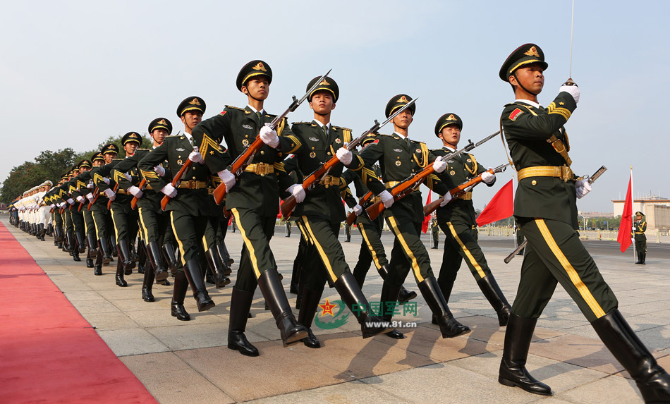 三军仪仗队图片大全集，荣耀与力量的展现，三军仪仗队图片集，荣耀与力量的完美展现