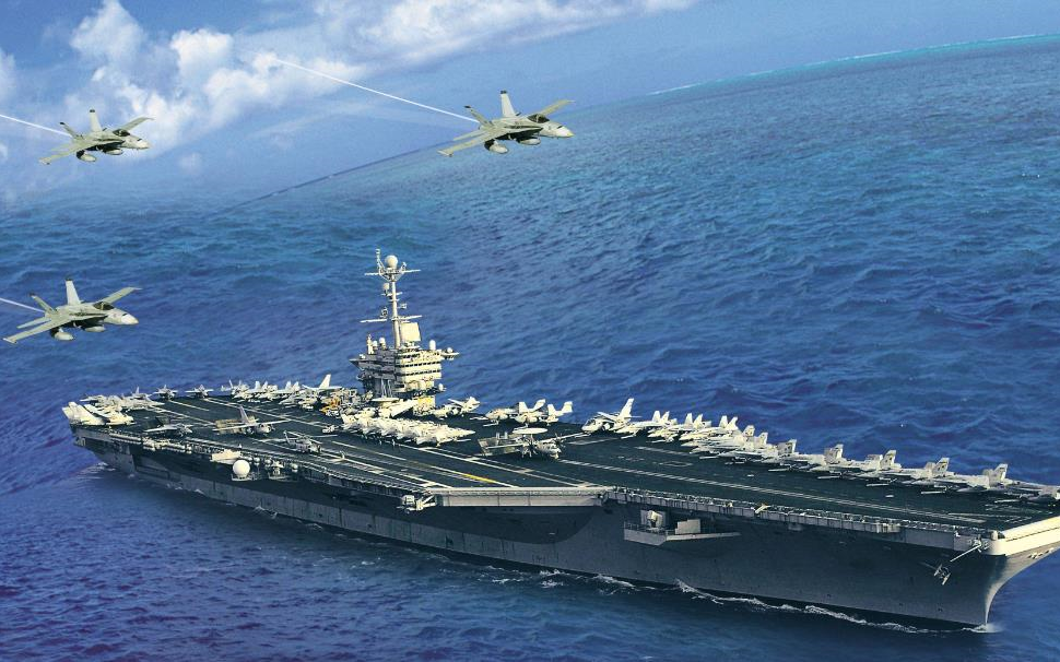 航空母舰，现代海战的枢纽力量，航空母舰，现代海战核心枢纽力量