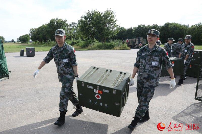 中德卫勤实兵联合演习