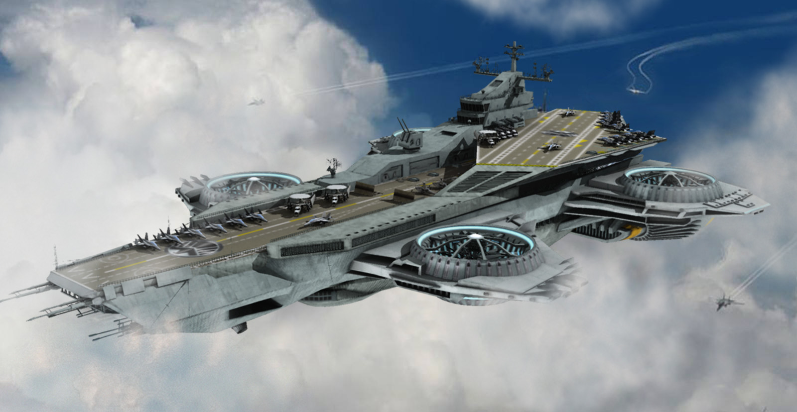 空天母舰，未来战争的核心力量介绍，未来战争核心力量，空天母舰揭秘