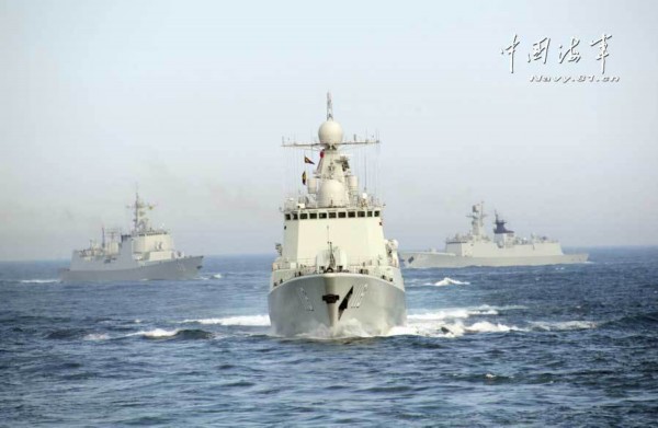 中国海军舰队编队