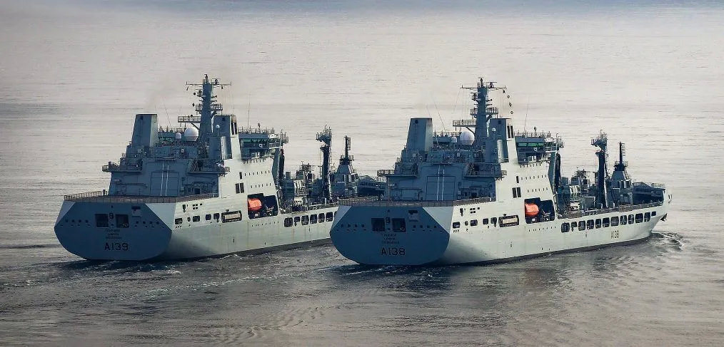 英国潮汐级补给舰，海上力量的重要支柱，英国潮汐级补给舰，海上力量的核心支柱