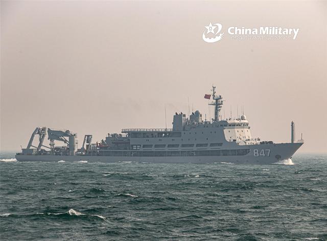 中国海军舰艇055型参与中巴联合军演，展示实力与深化合作，中国海军舰艇055型参与中巴联合军演，实力展示与深化合作
