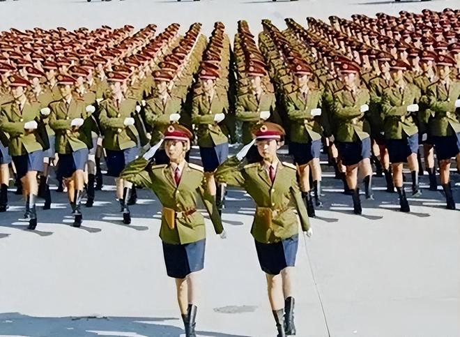 阅兵方阵领队，荣耀与责任的象征，阅兵方阵领队，荣耀与责任的典范代表