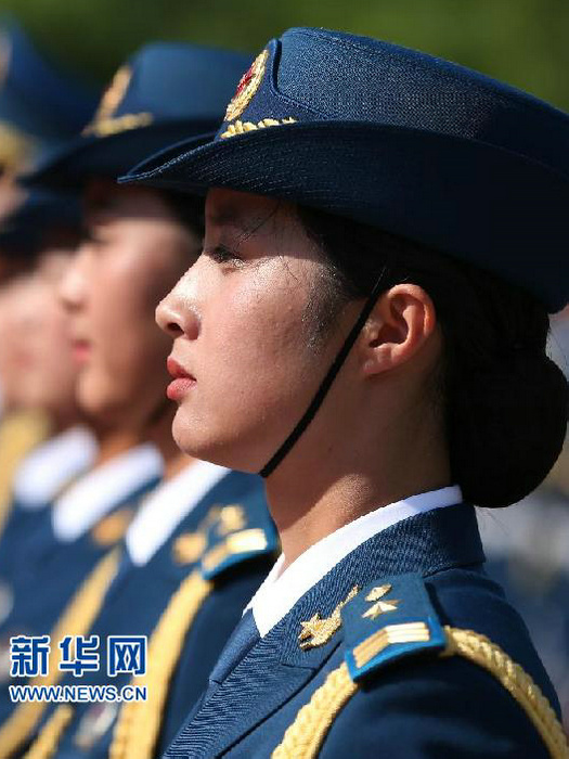 中国解放军仪仗队女兵，时代的荣光与力量的象征，中国解放军仪仗队女兵，时代荣光与力量之象征