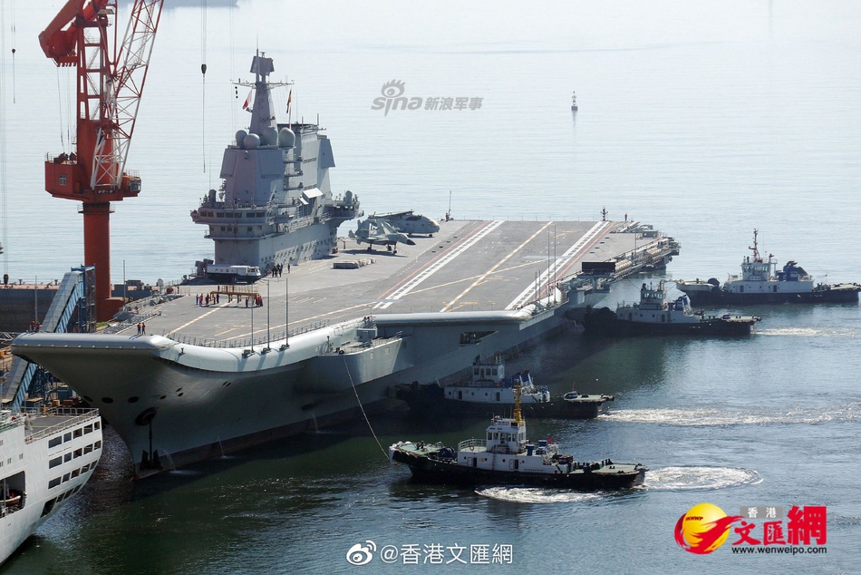 首艘国产航母完成第5次海试，中国海军建设迈入新时代，首艘国产航母完成第五次海试，中国海军建设迈入新时代里程碑