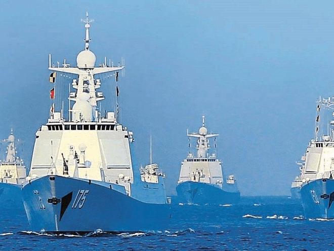 中国海军055型驱逐舰现身悉尼以东，展现大国海军实力与远洋巡航新篇章，中国海军055型驱逐舰亮相悉尼海域，彰显大国海军实力与远洋巡航新纪元