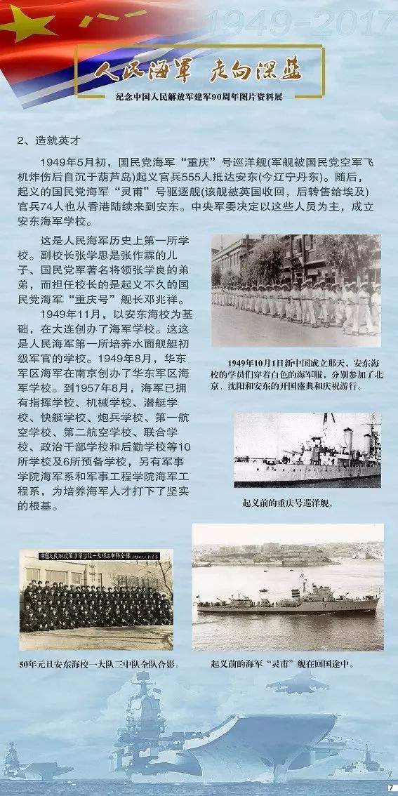 中国人民解放军海军发展历史，中国人民解放军海军发展简史