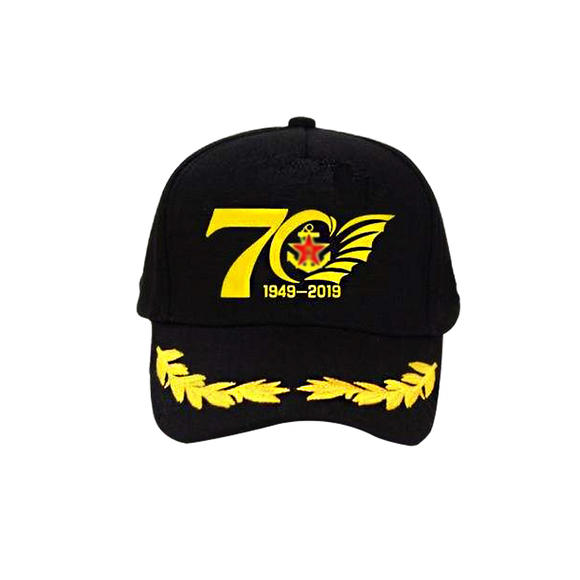 海军70周年纪念帽，荣耀的象征与历史的见证，海军70周年庆典纪念帽，荣耀与历史的时代标志