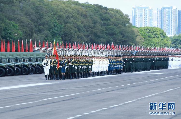 香港部队大阅兵仪式，展现军威与民心，香港部队大阅兵展现军威与民心振奋时刻