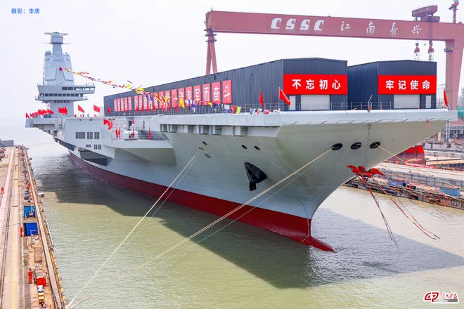 福建航母下水仪式，新时代的里程碑，福建航母下水仪式，新时代的里程碑事件