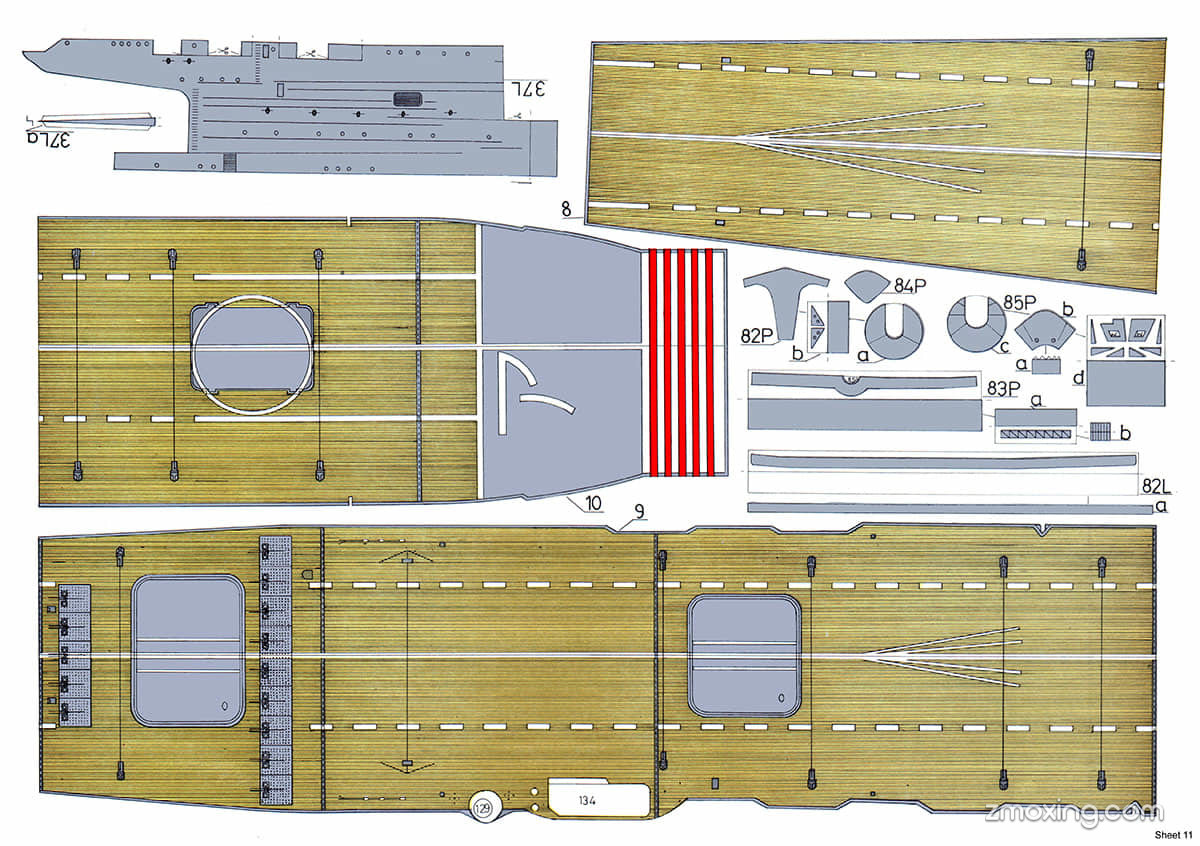 纸板航空母舰模型制作指南,纸板航空母舰模型制作详解