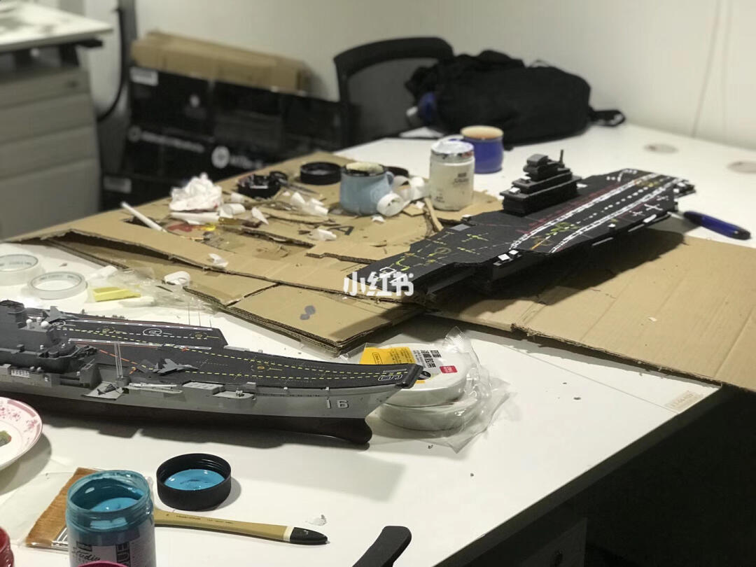 纸板航空母舰模型制作指南,纸板航空母舰模型制作详解