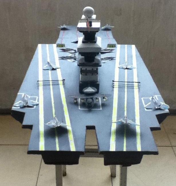 航空母舰模型的作品简介，航空母舰模型简介与赏析