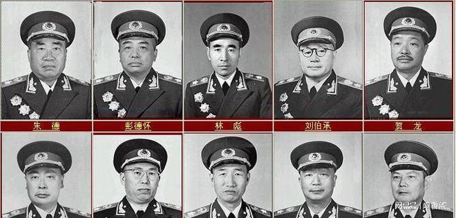 中国现役上将军衔名单与十大元帅的历史传承,中国现役上将军衔名单与元帅历史传承概览
