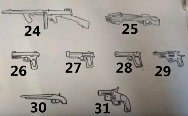 未来武器简笔画