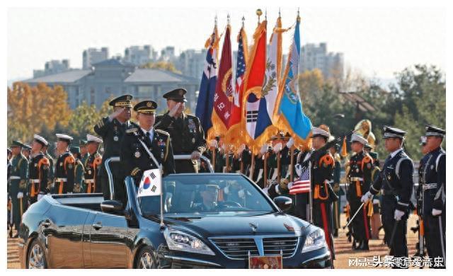 韩国阅兵仪式，美国带队的独特视角，韩国阅兵仪式，美国视角下的独特体验