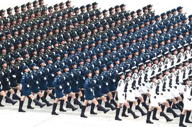女兵方队