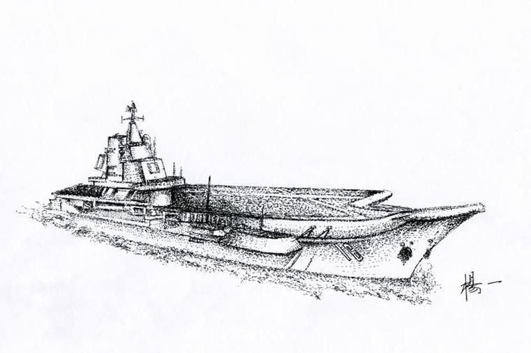 航空母舰简笔画图片大全，探索与欣赏，航空母舰简笔画图片大全，探索与欣赏之旅