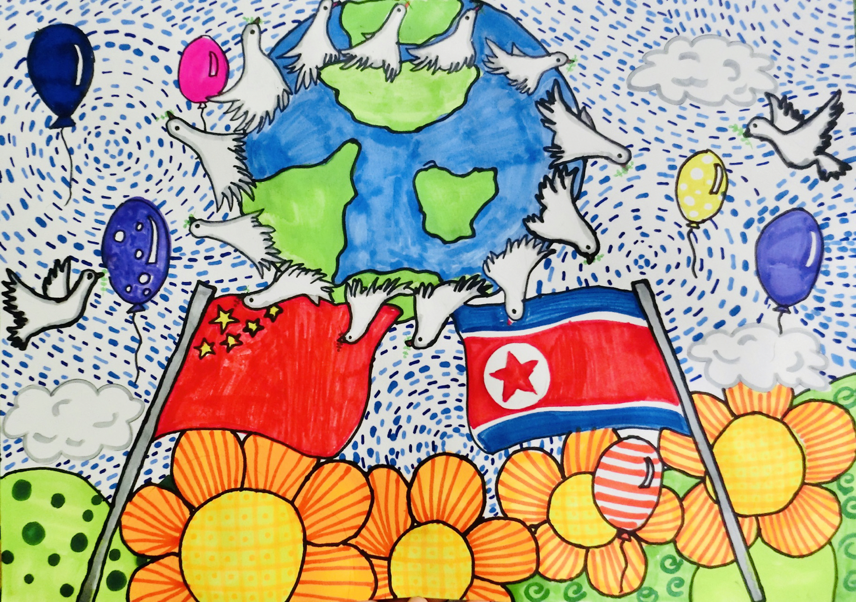 抗美援朝儿童绘画，历史与艺术的交融，抗美援朝儿童绘画，历史与艺术的绚丽交融之旅