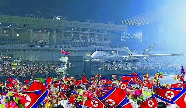 朝鲜盛大阅兵式，展现国家力量与荣耀，朝鲜盛大阅兵式彰显国家力量与荣耀
